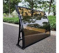 Modern Polycarbonate Aluminum Alloy Awnings - UV & Rain Protection Front Door Patio Cover Window Canopy Silent Household Awning (80x100cm/31 x39)