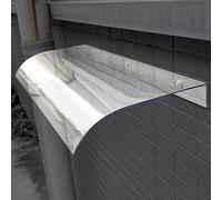 Modern Polycarbonate Door Canopy, UV Protection Awning for Entrance & Window, Stylish Outdoor Shelter, 35x180cm Patio Cover, Weather-Resistant, Matte Finish