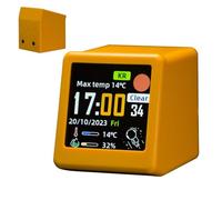 Modern Portable Forecaster - 1 Unit Wireless Indoor Weather Station High Strength Durable Section Division Equipment Material Component Block Hardware Device Accessory Unit Segment