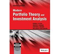 Modern Portfolio Theory and Investment Analysis – 8th Edition – Wiley-VCH