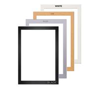 Modern Poster Frames Picture Frames Black White Oak Silver (Silver, 16X12 INCH)