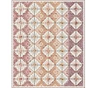 Modern Prairie Evening on The Prairie Laura's Log Cabin Quilt Kit Riley Blake Designs KT-16740