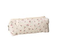 Modern Printed Pen Storage Polyester Waterproof Interior Compact Design for Daily Carry Multipurpose Pencil Pouch