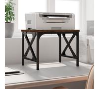 Modern Printer Stand Table File Desk Organiser Unit Engineered Wood vidaXL