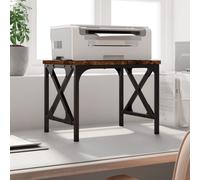 Modern Printer Stand Table File Desk Organiser Unit Engineered Wood vidaXL