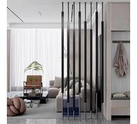 Modern Privacy Screens Post, Metal Floor to Ceiling Partition Column for Home Restaurant Office Versatile Space Divider, No Drill Required