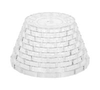 Modern Ps Ice Block Lamp Shade for Bedside Table Lighting | Soft Diffused Lighting, LED Compatible Design, Lightweight Geometric Form, Home Bedroom Replacement