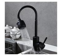 Modern Pull Down Stainless Steel Kitchen Faucet, Single Handle Mixer Tap with Sprayer, Hot & Cold Water, Flexible Design for Easy Installation and Use