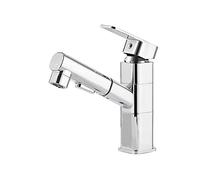 Modern Pull-Out Kitchen Faucet with Dual Spray Mode, Single Lever Mixer, Square Basin Tap, Stylish Bathroom Sink Fixtures for Easy Use and Versatile Functionality