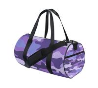 Modern Purple Camouflage Decor Foldable Large Bag Trip Weekender/Overnight Duffel