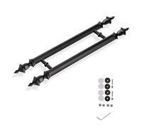 Modern Push Pull Bar Handle, Front Door Handle Set Black Gold White, Heavy Duty Double Door Handle European Style for Barn Door/Sliding Door/Glass Door/Shed Door/Dummy Do(Style-1-120Cm/47.2 Inch)