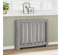 Modern Radiator Cover Cabinet With Slatted Design Wooden Heating Shelf Furniture