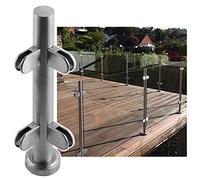 Modern Railing Posts for Patios & Balconies - Stylish Outdoor Balustrade Fence Posts by DecSafe Solutions for Enhanced Safety & Aesthetic Appeal