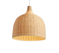 Modern Rattan Basket Ceiling Pendant Light Hand- Pendant Lamp Shade Ceiling Lighting Weave Wicker Hanging Decorations RusticJapanese Lamp Southeast Asian Bamboo Art Restaurant