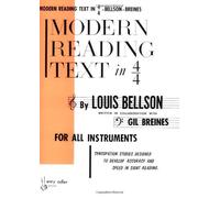 Modern Reading Text in 4/4 For All Instruments by Bellson, Louis published by Alfred Music (1985)