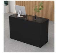 Modern Reception Counter Table for Office & Salon, Stylish Front Desk Checkout Station, 39"x35.4" Welcome Desk, Versatile Home & Retail Reception Furniture.