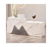 Modern Reception Desk Checkout Counter for Retail Commercial Office Salon and LobbyEfficient Cashier Workstation and Computer Table