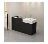 Modern Reception Desk - Elegant Front Counter for Office & Retail Spaces - Contemporary Reception Table (L100*W50CM / L39.3*W19.6IN) - Stylish Design & Sturdy Build