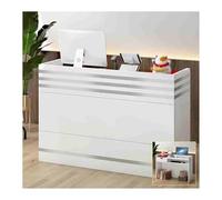Modern Reception Desk - Elegant Large Office Counter Versatile and Comfortable Welcome Unit for Professional Spaces Stylish Front Desk Furniture