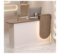 Modern Reception Desk for Clothing Store - 1.6cm Thick Top, Lockable Drawers & Storage Cabinets, Stylish Display Counter for Retail Spaces