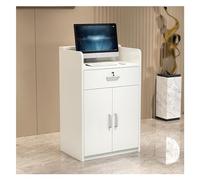 Modern Reception Desk for Home Office & Salon Spas - Stylish Cash Counter & Retail Table & Functional - Size A-60x40x90cm Perfect for Customer Service