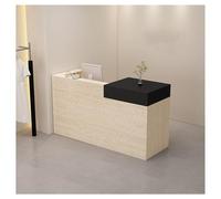 Modern Reception Desk for Office - Elegant Counter Table for Store and Office Reception Areas (L100*W50CM / L39.3*W19.6IN) - Contemporary Design Durable Finish