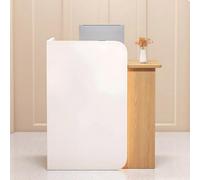 Modern Reception Desk for Offices, Restaurants & Retail Stores - Stylish Commercial Display Counter Furniture for Professional Environments, Elegant Customer Service Station.