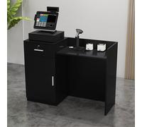 Modern Reception Desk - Stylish Office Reception Counter for Retail, Salon, and Elegant Lobby - Contemporary Design for Professional Spaces