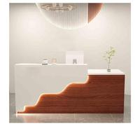 Modern Reception Desk with Checkout Counter Stylish Front Desk Table for Offices 100cm/39.3in Reception Room Furniture Contemporary Design for Enhanced Customer Experience