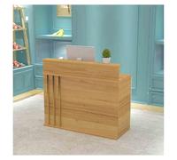 Modern Reception Desk with Counter Rectangular Checkout Front Desk for Home Office Lobby Beauty Salon - A-4 Size (80x50cm/31.5x19.6in)