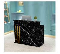 Modern Reception Desk with Counter - Rectangular Checkout Table for Home Office Lobby & Beauty Salon - Stylish Front Counter Desk (A-1 120x50cm/47.2x19.6in)