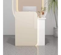 Modern Reception Desk with Counter - Versatile Chut Counter for Store Hotel Salon Market - Multi-Color Design for Stylish Customer Service