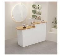 Modern Reception Desk with Elegant Counter | Stylish Office Furniture for Home, Retail, Beauty Salon | Entryway Desk 80 x 50 cm - Functional & Chic Design