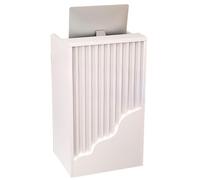 Modern Reception Desk with Lock and Open Drawer for Offices Churches & Classrooms 80 x 40 x 7.6 cm Stylish Reception Furniture Solution