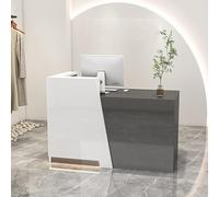 Modern Reception Desk with Lockable Drawers 120x60x101 cm - Stylish Office Counter Table for Retail and Reception Solutions Functional Design for Enhanced Workspace Efficiency