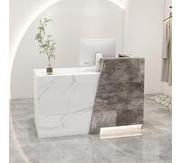 Modern Reception Desk with Lockable Drawers for Offices and Retail Spaces - ions: 100 x 60 x 101 cm (H) - Stylish Workspace Solution for Professional Environments