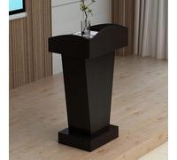 Modern Reception Desk with Shelves Podium for Events Hostess Stand Church Lectern Cashier Counter Stylish Welcome Counter for Offices and Events