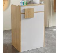 Modern Reception Desk with Storage Drawers & Cabinets, 39.3in Front Counter Table for Office, Salon, Clinic Lobby - Stylish & Functional Reception Furniture