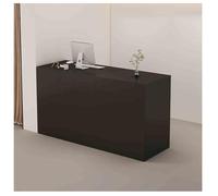 Modern Reception DeskCompact Reception Desk for Small Spaces Office & Salon Counter Table Stylish Checkout & Lobby Furniture,（D-1,L-39.3x19.6x39.3in）