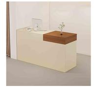 Modern Reception DeskCompact Reception Desk for Small Spaces Office & Salon Counter Table Stylish Checkout & Lobby Furniture,（B,L-39.3x19.6x39.3in）