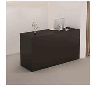 Modern Reception DeskCompact Reception Desk for Small Spaces Office & Salon Counter Table Stylish Checkout & Lobby Furniture,（D-1,R-39.3x19.6x39.3in）