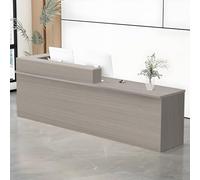Modern Reception DeskStylish Cashier Station for Office Salon Boutique & Coffee ShopVersatile Sizes & ColorsIdeal for Retail & Hospitality Spaces