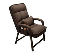 Modern Recliner Chair with Ottoman Adjustable Backrest 5 Positions Side StorageLinen & Metal Frame 300 lbs Capacity Ideal for Relaxation & Reading Indoor Comfort