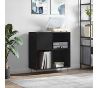 Modern Record Cabinet Player Stand Sideboard Home Storage Engineered Wood Vidaxl