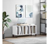 Modern Record Cabinet Player Stand Storage Sideboard Engineered Wood vidaXL