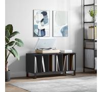 Modern Record Cabinet Player Stand Storage Sideboard Engineered Wood vidaXL