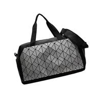Modern Reflective Effect Oversized Fitness Bag Dedicated Wet Dry Organization Gym Bag Handbag for Workout Gear Storage Wet Dry Compartment Workout