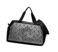 Modern Reflective Effect Oversized Fitness Bag Dedicated Wet Dry Organization Gym Bag Handbag for Workout Gear Storage Wet Dry Compartment Workout