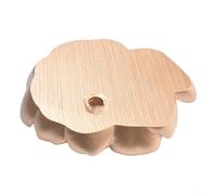 Modern Resin Lotus Flower Wall Decor with Balanced Composition for Indoor Residential and Commercial Use (Peony S)