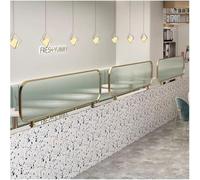 Modern Restaurant Partit Sn - Elevated Detive Divider for Dining Room & Café - Custom Size Stainless Steel & Frosted s e (d 100x60cm)